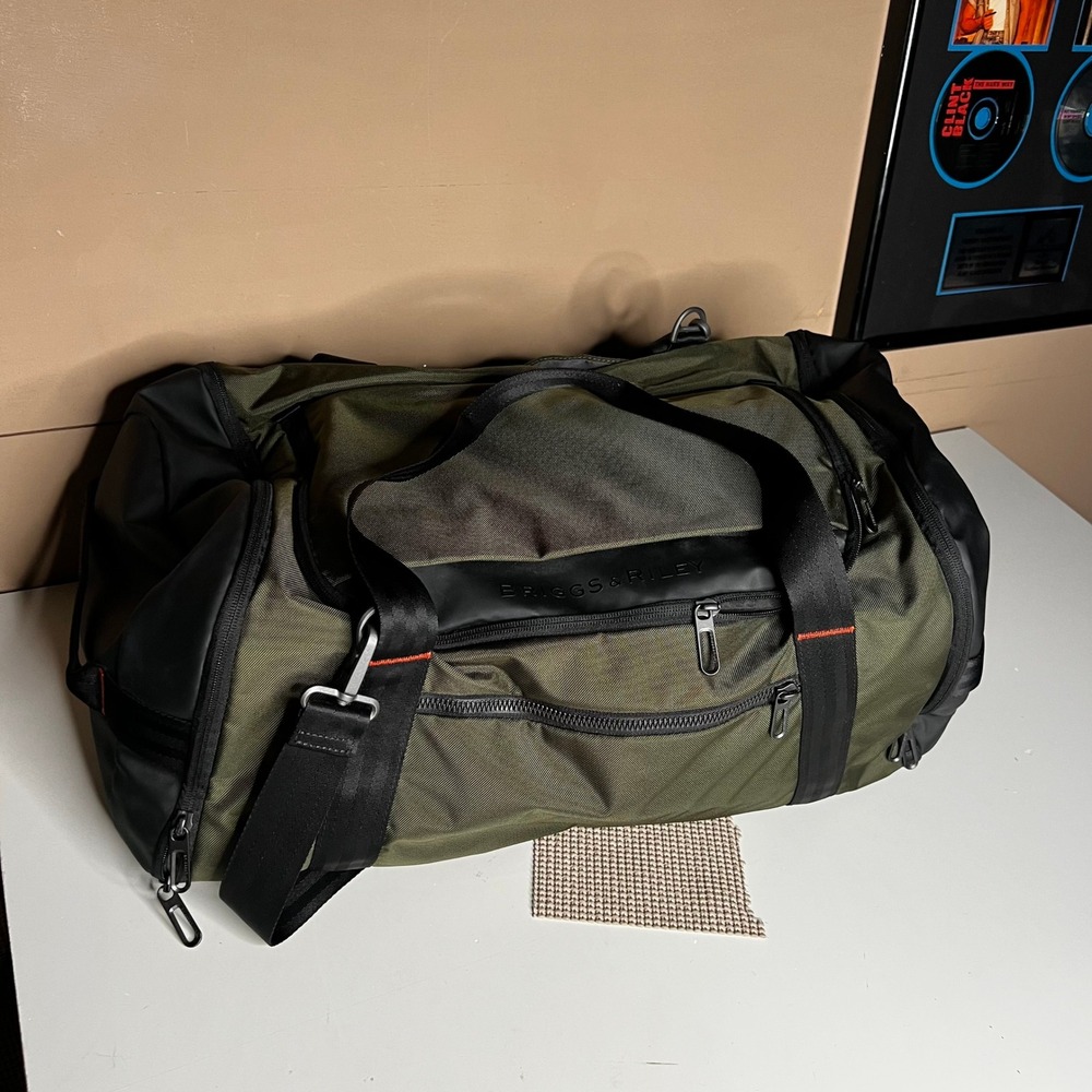 Briggs & Riley ZDX Cargo Duffel Bag Hunter Green ZXD175-23 Travel Gym Bag